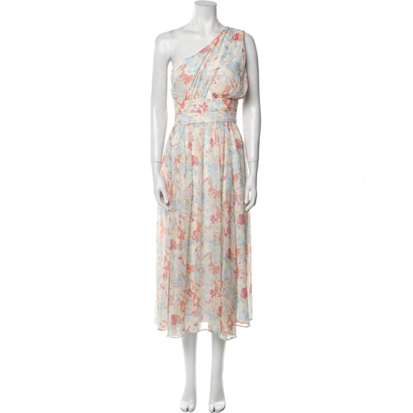 Sara Watercolor Floral Midi Dress size US2 XS - Picture 4 of 4